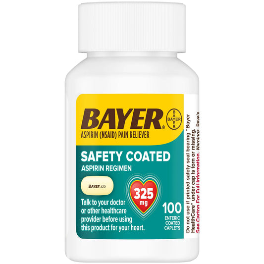 Bayer Aspirin 325mg Coated Tablets