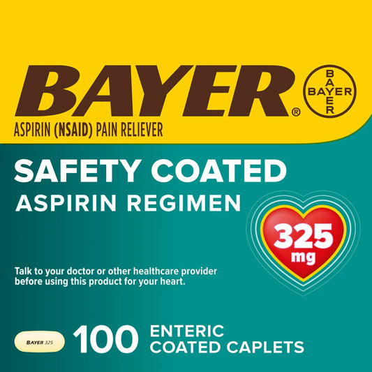 Bayer Aspirin 325mg Coated Tablets