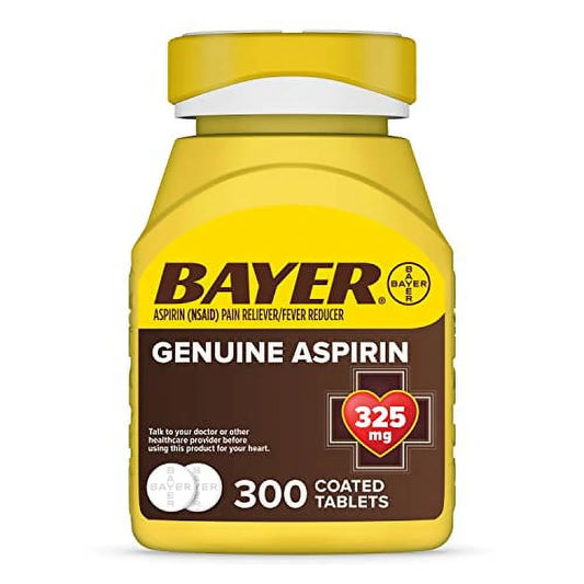 Bayer Aspirin 325mg Coated Tablets 300 ct