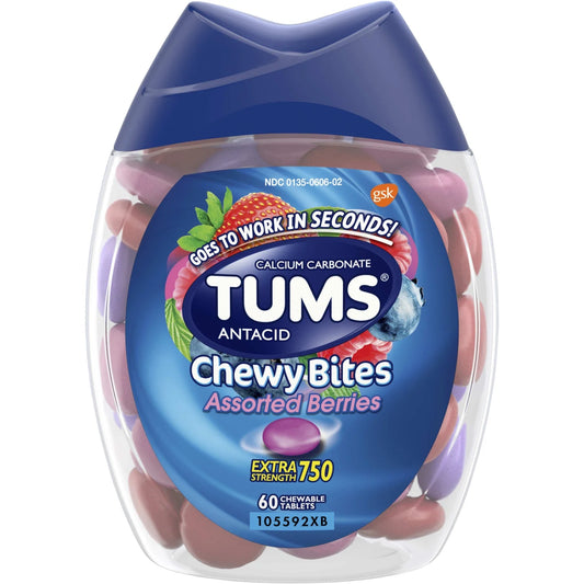 Tums Chewy Bites Antacid For Heartburn Relief