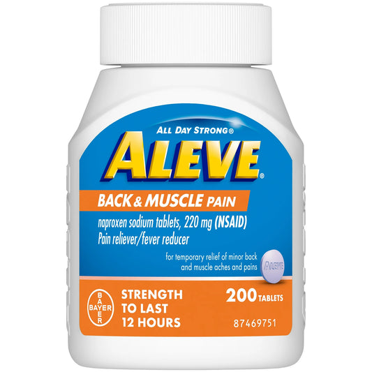 Aleve Pain Relief Tablets 200 tablet